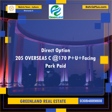 10 Marla Residential Plot for Sale in Overseas C -  Bahria Town, Lahore - (BP-241469)