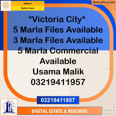 Residential Plot for Sale in Bahria Town, Lahore - (BP-241520)
