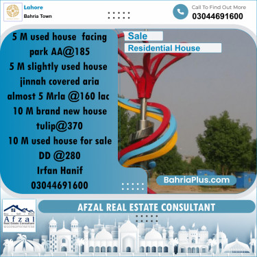 Residential House for Sale in Bahria Town, Lahore - (BP-241543)