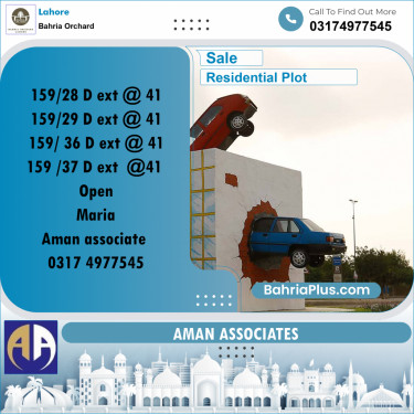 Residential Plot for Sale in Bahria Orchard, Lahore - (BP-241640)