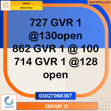 Residential Plot for Sale in Bahria Town, Lahore - (BP-242103)