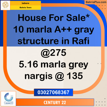 Residential House for Sale in Bahria Town, Lahore - (BP-242108)