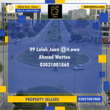5 Marla Residential Plot for Sale in Sector G - Lalak Jan Block -  Bahria Town, Lahore - (BP-242230)