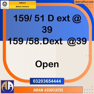 Residential Plot for Sale in Bahria Orchard, Lahore - (BP-242416)