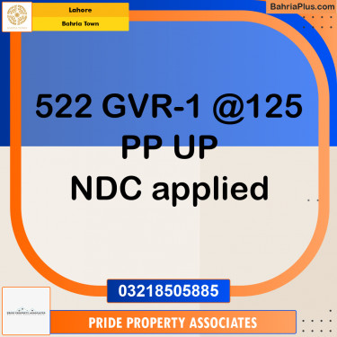 Residential Plot for Sale in Bahria Town, Lahore - (BP-242557)