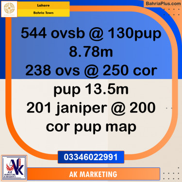 10 Marla Residential Plot for Sale in Bahria Town, Lahore - (BP-242765)