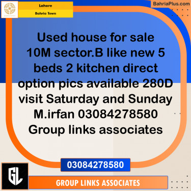 Residential House for Sale in Bahria Town, Lahore - (BP-243036)