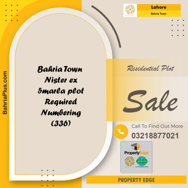 Residential Plot for Sale in Bahria Town, Lahore - (BP-243163)