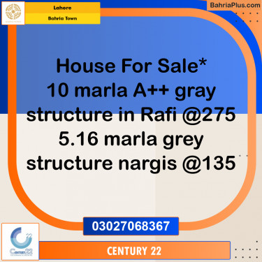 Residential House for Sale in Bahria Town, Lahore - (BP-243214)