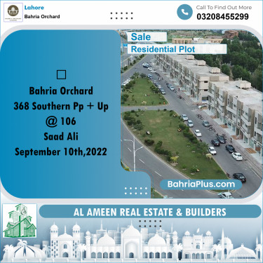 Residential Plot for Sale in Bahria Orchard, Lahore - (BP-243226)