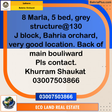 Residential House for Sale in Bahria Orchard, Lahore - (BP-243285)