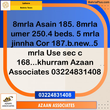 Residential House for Sale in Bahria Town, Lahore - (BP-243507)