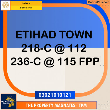 Residential Plot for Sale in Bahria Town, Lahore - (BP-243655)