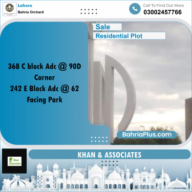 Residential Plot for Sale in Bahria Orchard, Lahore - (BP-244039)