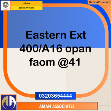 Residential Plot for Sale in Bahria Orchard, Lahore - (BP-244170)
