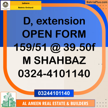 Residential Plot for Sale in Bahria Orchard, Lahore - (BP-244240)
