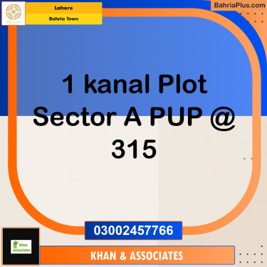 Residential Plot for Sale in Bahria Town, Lahore - (BP-244479)