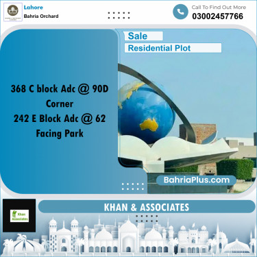 Residential Plot for Sale in Bahria Orchard, Lahore - (BP-244482)