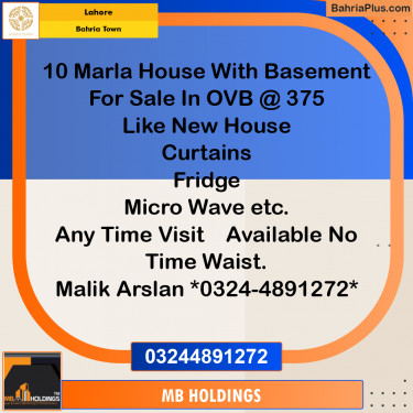 Residential House for Sale in Bahria Town, Lahore - (BP-244689)