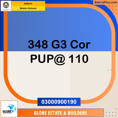 Residential Plot for Sale in Bahria Orchard, Lahore - (BP-244964)
