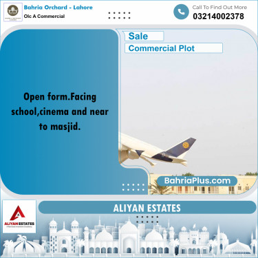 5 Marla Commercial Plot for Sale in OLC A Commercial -  Bahria Orchard, Lahore - (BP-245038)