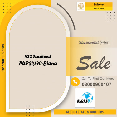 Residential Plot for Sale in Bahria Town, Lahore - (BP-245447)