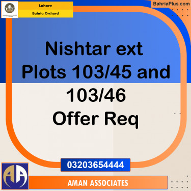 Residential Plot for Sale in Bahria Orchard, Lahore - (BP-245453)