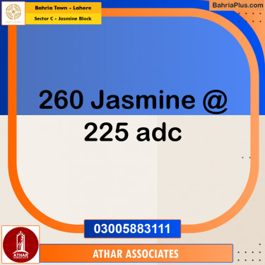 10 Marla Residential Plot for Sale in Sector C - Jasmine Block -  Bahria Town, Lahore - (BP-245489)