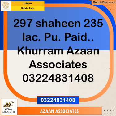 Residential Plot for Sale in Bahria Town, Lahore - (BP-245502)