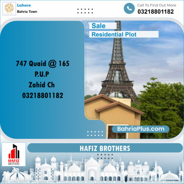 10 Marla Residential Plot for Sale in Bahria Town, Lahore - (BP-245505)