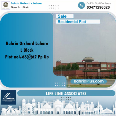 5 Marla Residential Plot for Sale in Phase 2 - L Block -  Bahria Orchard, Lahore - (BP-245616)