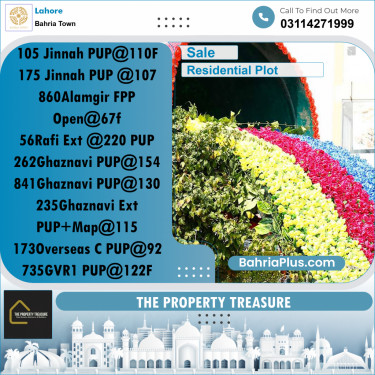 Residential Plot for Sale in Bahria Town, Lahore - (BP-246088)