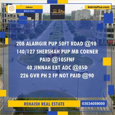 Residential Plot for Sale in Bahria Town, Lahore - (BP-246265)