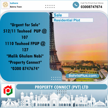 Residential Plot for Sale in Bahria Town, Lahore - (BP-246396)