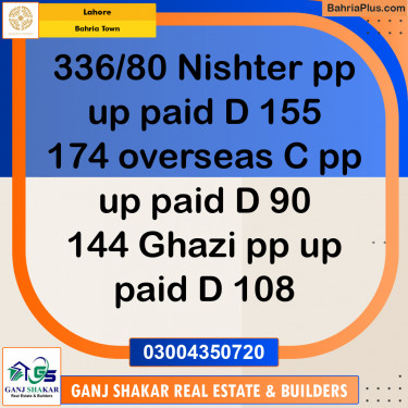 10 Marla Residential Plot for Sale in Bahria Town, Lahore - (BP-246441)