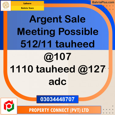 Residential Plot for Sale in Bahria Town, Lahore - (BP-246783)