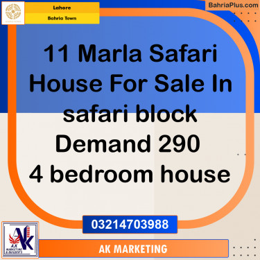 Residential House for Sale in Bahria Town, Lahore - (BP-246817)