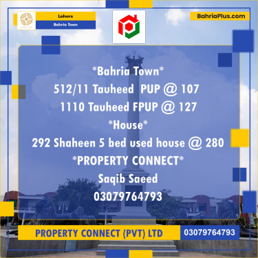 Residential Plot for Sale in Bahria Town, Lahore - (BP-246927)