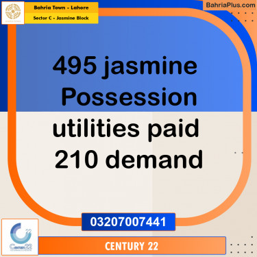 10 Marla Residential Plot for Sale in Sector C - Jasmine Block -  Bahria Town, Lahore - (BP-247016)