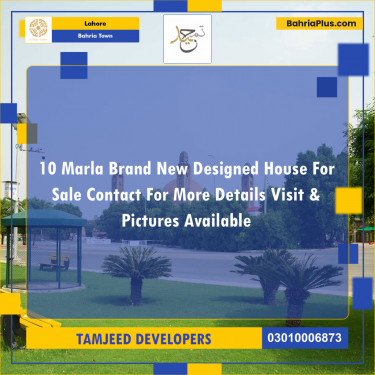 10 Marla Residential House for Sale in Bahria Town, Lahore - (BP-247466)