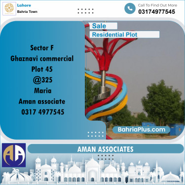 Residential Plot for Sale in Bahria Town, Lahore - (BP-247771)