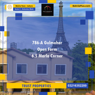 6 Marla Residential Plot for Sale in Sector C - Gulmohar Block -  Bahria Town, Lahore - (BP-247773)