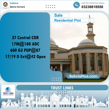 Residential Plot for Sale in Bahria Orchard, Lahore - (BP-248072)