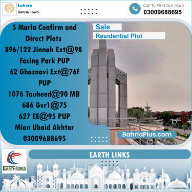 Residential Plot for Sale in Bahria Town, Lahore - (BP-248079)