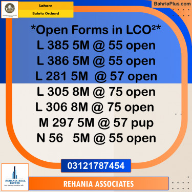 Residential Plot for Sale in Bahria Orchard, Lahore - (BP-248082)