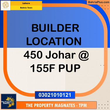 Residential Plot for Sale in Bahria Town, Lahore - (BP-248117)