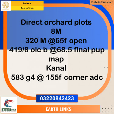 Residential Plot for Sale in Bahria Town, Lahore - (BP-248248)
