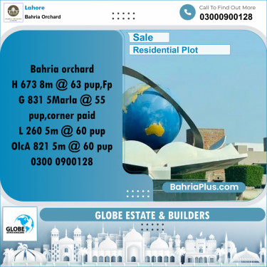 5 Marla Residential Plot for Sale in Bahria Orchard, Lahore - (BP-248399)