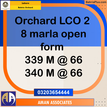 Residential Plot for Sale in Bahria Orchard, Lahore - (BP-248549)
