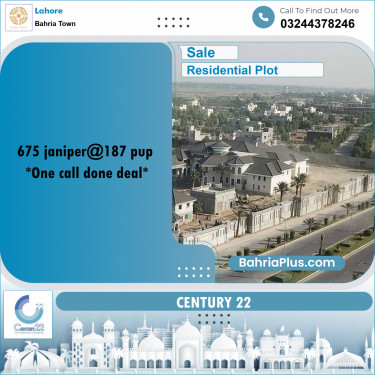 Residential Plot for Sale in Bahria Town, Lahore - (BP-248810)